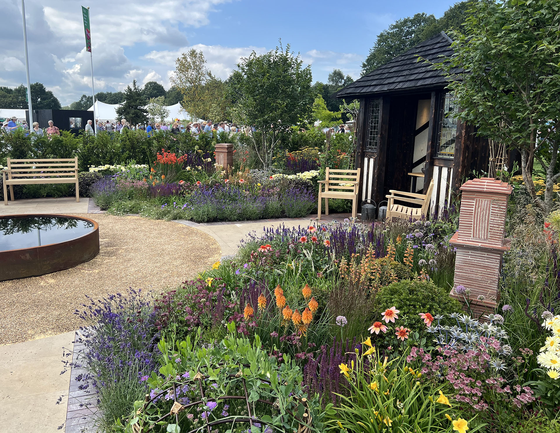 Arts and Crafts award winning Show Garden RHS Tatton Park 2024